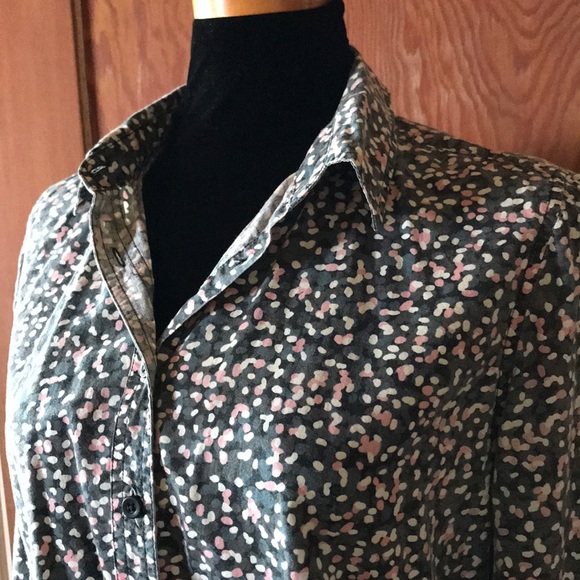 Super Speckly Cotton Button-Up Shirt by Architect - Picture 2 of 7